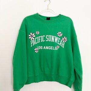 PacSun Vibrant Green Crewneck